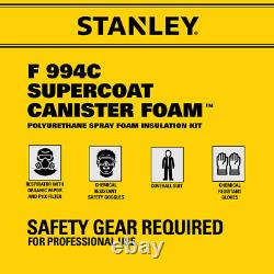Stanley Spray Foam Insulation Kit Closed Cell Self Expanding Class A Fire Rated