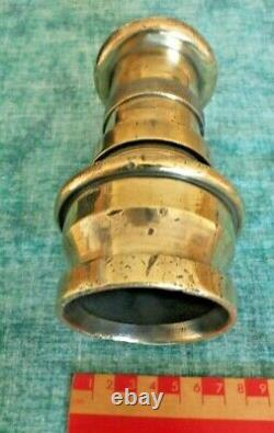 Superb Bronze / Brass Antique Fire Mans Hose Nozzle King George Stamped