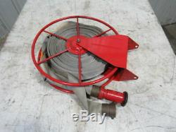 Swing Type Fire Hose Storage Reel With35' Hose & Nozzle