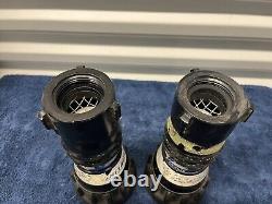 TFT Task Force Handline 95-300 Fire Hose Nozzle Tip Automatic Flush Lot Of 2