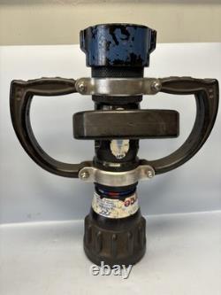 Task Force Tips TFT Fire Hose Nozzle Dual Pressure 70-250GPM Two Hand Nozzle