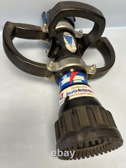 Task Force Tips TFT Fire Hose Nozzle Dual Pressure 70-250GPM Two Hand Nozzle
