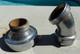 Two Elkhart Brass Fire Hose Connectors/adapters/couplers