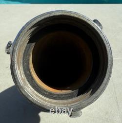 Two Elkhart Brass Fire Hose Connectors/Adapters/Couplers