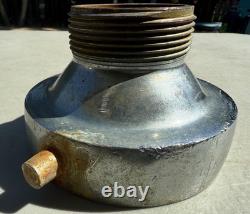 Two Elkhart Brass Fire Hose Connectors/Adapters/Couplers