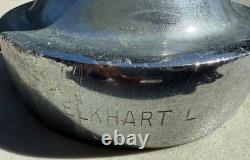 Two Elkhart Brass Fire Hose Connectors/Adapters/Couplers