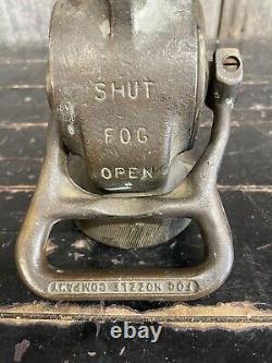 Unique Vintage WWII Era US Navy Bronze Fire Fighting Fog Nozzle Co