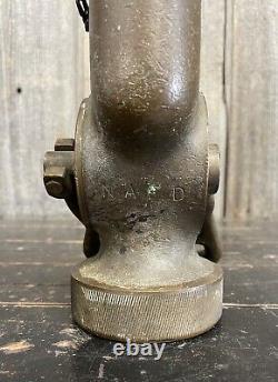 Unique Vintage WWII Era US Navy Bronze Fire Fighting Fog Nozzle Co