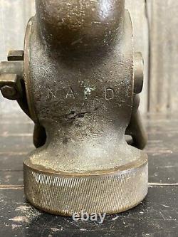 Unique Vintage WWII Era US Navy Bronze Fire Fighting Fog Nozzle Co