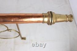 Unusual Copper Brass Art Piece Made From Antique Fire Hose Nozzle Fountain