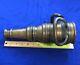 Unusual Vintage Heavy Brass Double Handle Nozzle By Fabric Fire Hose Company