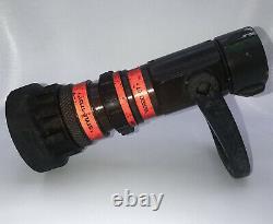 Used Akron Turbojet Style 1715 1-1/2 Fire Hose Nozzle 1.5 NH