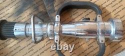 VINTAGE AKRON BRASS FIRE NOZZLE 2.50 everything turns and swizzles $108