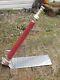 Vintage Antique Brass Fire Hose Nozzle With Stand