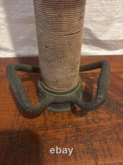 VINTAGE BRASS 30 FIRE HOSE NOZZLE Antique Fireman's Hose