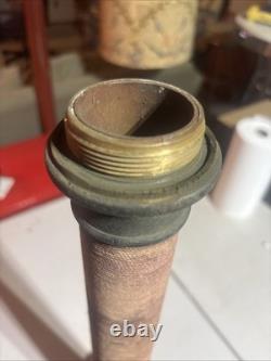 VINTAGE BRASS 30 FIRE HOSE NOZZLE Antique Fireman's Hose