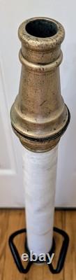VINTAGE BRASS 30 FIRE HOSE Play Pipe NOZZLE