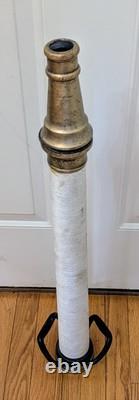 VINTAGE BRASS 30 FIRE HOSE Play Pipe NOZZLE