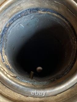 VINTAGE BRASS 31 FIRE TRUCK HOSE Play Pipe NOZZLE Decorative Side Mount BIG RED