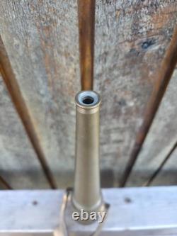 VINTAGE Brass Fire Rescue Nozzle AKRON MFG CANADA LTD Measures 14