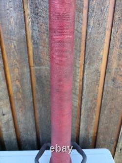 VINTAGE Brass Fire Rescue Nozzle Red Measures 30
