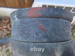 VINTAGE Brass Fire Rescue Nozzle Red Measures 30