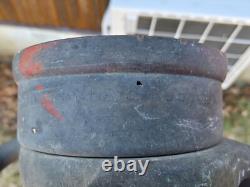 VINTAGE Brass Fire Rescue Nozzle Red Measures 30