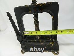 VINTAGE HEBERT CLAMP 6 Fire Hose Clamp Firefighting Tool PATT NO12121