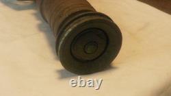 VINTAGE LARGE Brass Fire Rescue Nozzle AKRON MFG CANADA LTD Measures 21