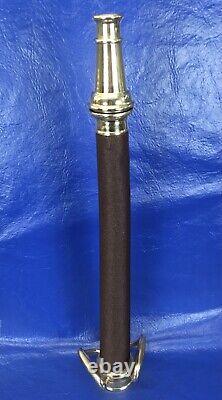 VNTG W. D. ALLEN 30 in. Playpipe & tip D HANDLES / CORD Wrapped FIRE NOZZLE