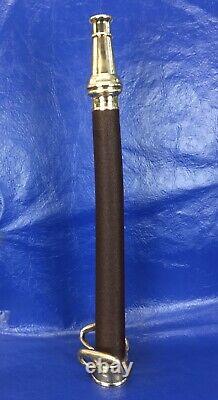 VNTG W. D. ALLEN 30 in. Playpipe & tip D HANDLES / CORD Wrapped FIRE NOZZLE