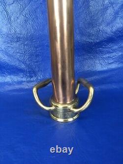 VNTG W. D. ALLEN / CHICAGO / 5/23/33 w / polished 30 in. Play pipe fire nozzle