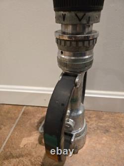 VTG Akron Turbojet Fire Hose Nozzle Assembly Marked GFD Over 16 Lbs