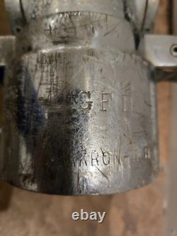 VTG Akron Turbojet Fire Hose Nozzle Assembly Marked GFD Over 16 Lbs