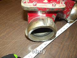 VTG Brass Fire Hose Hydrant Valve Splitter Akron Brass Water 2 Way