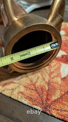 VTG Brass Fire Hose Nozzle 30 Small Dent