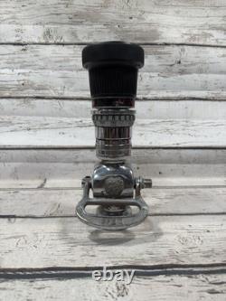 VTG Elkhart Chief TurboJet 1727 Fire Hose Nozzle Fire Equipment Brass MFG Co