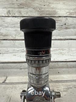 VTG Elkhart Chief TurboJet 1727 Fire Hose Nozzle Fire Equipment Brass MFG Co