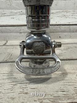 VTG Elkhart Chief TurboJet 1727 Fire Hose Nozzle Fire Equipment Brass MFG Co