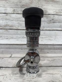 VTG Elkhart Chief TurboJet 1727 Fire Hose Nozzle Fire Equipment Brass MFG Co