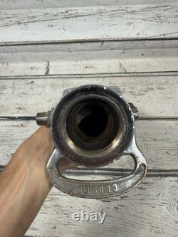 VTG Elkhart Chief TurboJet 1727 Fire Hose Nozzle Fire Equipment Brass MFG Co