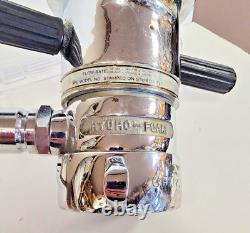 VTG Fire House Salvage Elkharts Brass MFG Fog Nozzle Hydro Foam HF-350 2.5
