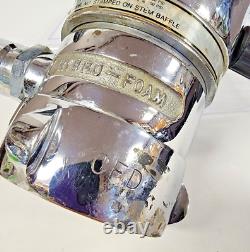 VTG Fire House Salvage Elkharts Brass MFG Fog Nozzle Hydro Foam HF-350 2.5