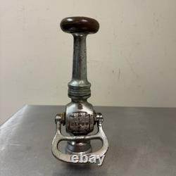 VTG Nickel Plated Brass ALFCO Fire Truck Hose Nozzle Metal 9 Long