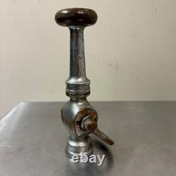 VTG Nickel Plated Brass ALFCO Fire Truck Hose Nozzle Metal 9 Long