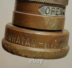 VTG Solid Brass POWHATAN 250 Industrial Fire Hose Portable Spray Nozzle Hydrant
