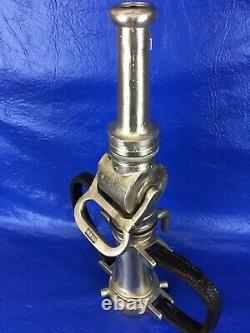 V NTG WOOSTER BRASS 21/2 in. FIRE NOZZLE play pipe / shut off & tip