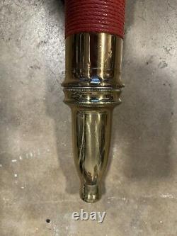 Very Rare Antique Polished Brass Fire Department Nozzle In Beatiful Condition