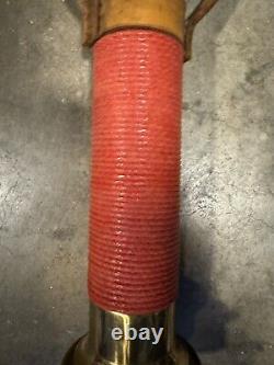 Very Rare Antique Polished Brass Fire Department Nozzle In Beatiful Condition