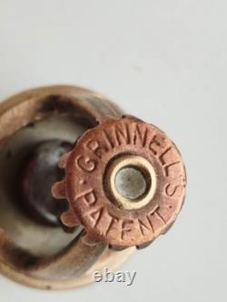 Vintage 1901 USA factory brass fire sprinkler Grinnell